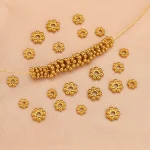 50 Stainless Steel Flower Shape Loose Spacer BeadsÂ for DIY Jewelry Making Bracelet Necklaces (New)