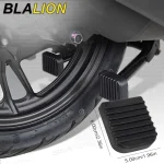 BLALION Motorcycle Stand Pad Kickstand Rubber Support Plate Outdoor Parking Motorbike Foot Side (New)