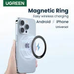 UGREEN Magnetic Metal Ring for Magsafe iPhone 16 15 14 Pro Android Phones (New)