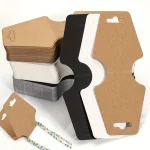 50 Foldable Blank Kraft Package Display Card for DIY Necklace Bracelet Earing Hairband (New)