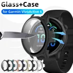 Glass Case Garmin VivoActive 6 Tempered Glass Screen Protector & (New)