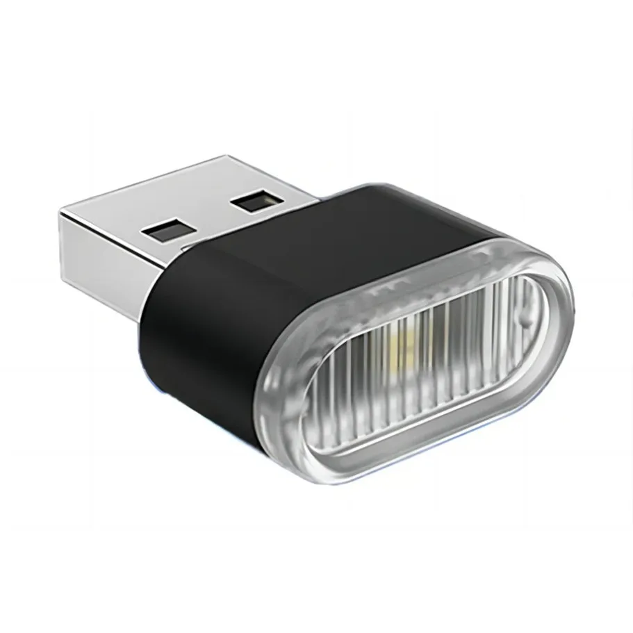 Sbe0647ec958c46e38f9dd857aefaa99af Mini USB LED Atmosphere Lights Car Interior Neon Decorative Lamp Car Emergency Lighting (New) - Image 1