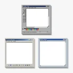 Sticky Notes3 Type 150Sheets Retro Computer Drawing Pad Square Design Perfect for Artists (New)