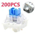 10 50 200 Keyboard Switch Keyboard Clicker Key Replacement 3 Pin Tactile Switch Plastic For (New)