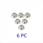 6 3 3.17 4 5 6 7 8 10 11 12mm Rigid Flange Coupling Motor Guide Shaft Coupler Motor Connector Shaft Axis (New)