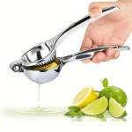 1 Stainless Steel Lemon Juicer   Manual Efficient Juice Press, Easy to Use, (New)