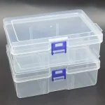 Transparent Plastic Storage Boxes For Jewelry Hardware Accessories Small Items DIY Crafts Cosmetics (New)