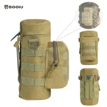 BOOIU Tactical Molle Water Bottle Pouch High Quality 600D polyester Camping Hiking Fishing (New)