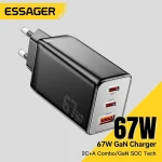 Essager GaN USB Type C Charger 67W 45W 33W KR (New)