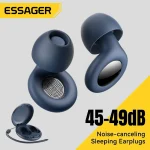 Essager Silicone Ear Plugs Sleep Noise Reusable Earplug with Storage (New)