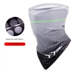 1 2 Ice Silk Cycling Face Mask Sunscreen Sweat Absorption Hiking Camp Hunting Neck (New)