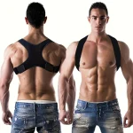 Adjustable Posture Corrector Back Support Belt  Breathable, Non Slip, Ergonomic Support for Improved Posture, (New)