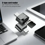 USB 3.1Type C Card Reader USB C TF Micro SD OTG Adapter Type C Memory (New)