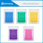 PIORPOY 100 Dentistry Disposable Micro Brushes Applicators Brush Teeth For Dental Application Oral (New)
