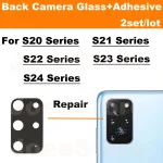 2set Back Camera Glass Lens For Samsung S23 S22 S24 S21 S20 Plus (New)
