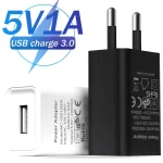 EU Plug 5V 1A Universal USB Wall CellPhone Charger Portable (New)