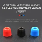 â€ŒKZ 6  Memory Foam Ear Tips, Noise Isolating, Soft Fit for ZSX (New)
