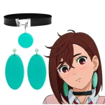 Anime DAN DA DAN Earstud Cosplay Momo Ayase Pendants Ear Hook Alloy Earrings (New)