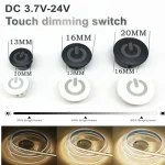 2 1 Smart Dimmable Home Touch Sensor Button Controller Switch for DC5V 12V 24V (New)