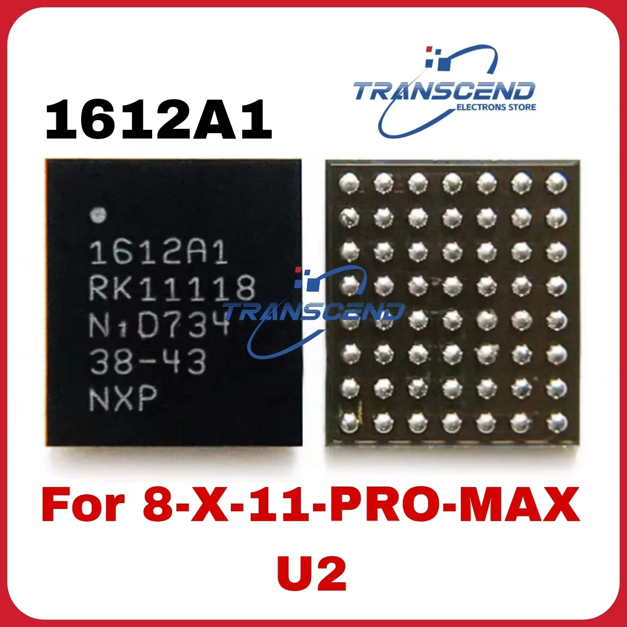 Sc1fee6a9f91149a9bc3b1a664d690e5bT 5/10/20PCS Tristar U2 1612A1 U6300 USB Hydra Charging IC for Apple iPhone X 8 8Plus XS XSMAX XR 11 11 Pro Max Charger Chipset (New) - Image 1
