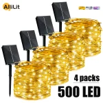 Outdoor Solar String Light 500 300 200 100 50 LED Fairy Garland 8 Mode Garden Yard Party (New)