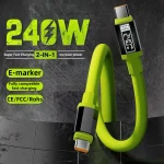 PD240W Data Cable Super Fast Charging Type C To Type C Highspeed Data (New)