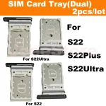 2 SIM Card Tray Slot For Samsung Galaxy S22 S22Plus S22Ultra Dual Sim (New)