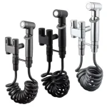 Toilet Cleaning Bidet Set. Cold and Hot Water Toilet Accessories. Handheld Bathroom Cleaner. (New)