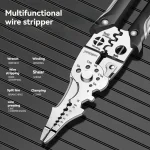 Multi Functional Electrician Pliers For Wire Splitting And Stripping Specialized For Electricians (New)