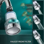 360 Rotating Water Purifier Filter Tap Universal For Kitchen Bathroom Shower Household Filter (New)