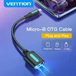 Vention Micro USB OTG Cable Micro USB Male to USB (New)
