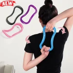 Yoga Circle Pilates Stretch Ring Home Women Fitness Equipment Fascia Massage Body Workout (New)