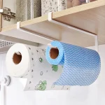 Hanging Kitchen Paper Towel Rack, Roll Paper, Plastic Wrap, Rag Organizer Rack, For (New)