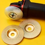 Three Piece Woodworking Grinding Disc Set for Electric Grinder Wood Cutting Engraving Polishing Tool (New)