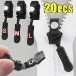 3 60 Universal Zipper Repair Kit Quick Instant Detachable Zipper Head Replacement Zipper Slider (New)