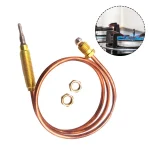 M8 Thermocouple Common Thread Probe 600 900 1200 1500mm For Gas Burners Fireplaces BBQ Heating Equipment (New)