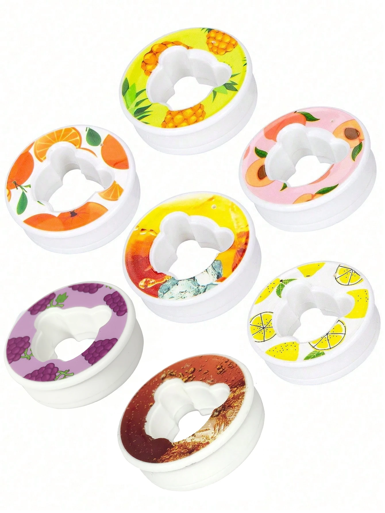 Sc68048fe454a4fb7bd87913576b7c7d12 7 5 Bear Fruit Drink Flavor Pods Air Flavor Pods Water Bottle Flavor Caps (New) - Image 1