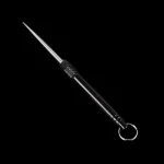Titanium Outdoor EDC Portable Multi Purpose Toothpick Bottle Fruit Fork Camping Tool Toothpick Tube (New)