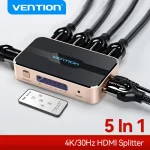Vention HDMI Splitter 5 in 1 out 4K/30Hz HDMI 5x1 (New)