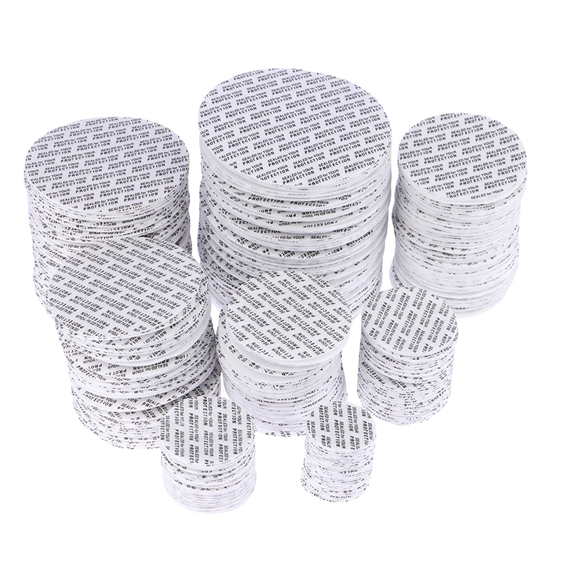 Sc7378d01829443768001d7fa8e33475cC 200 Self adhesive Foam Pressure Sensitive Seal Cap Lining Tamper Resistant Seals Liner For (New) - Image 1