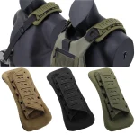 Outdoor Tactical Shoulder Pad Breathable Backpack Vest Cushioning Pad Laser Cut Shock Absorbing Non Slip (New)