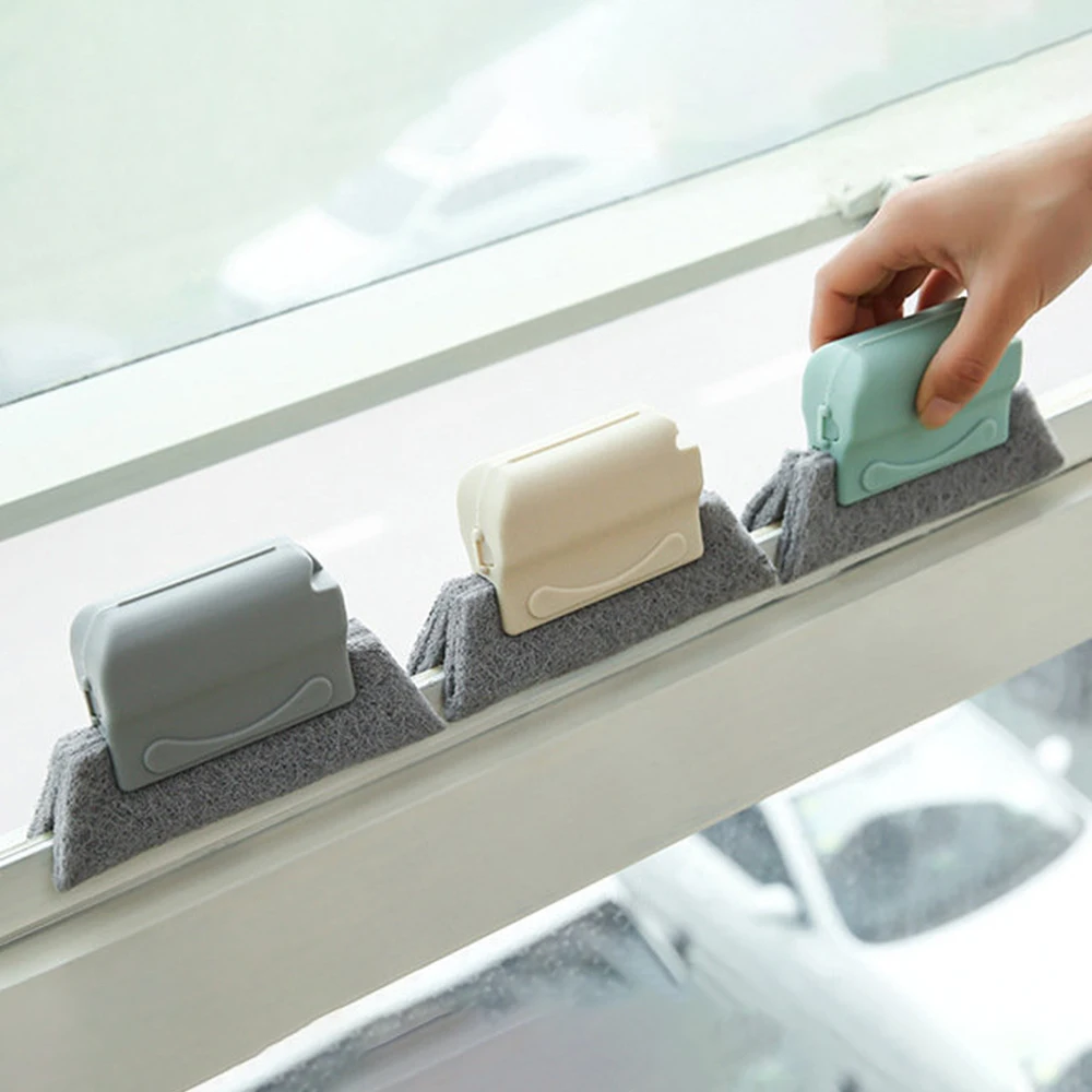 Sc7cc4ee5a6b142a286d8e1facc12eb5c3 1 10 Window Groove Cleaning Brush Can Be Cleaned, Reusable Dust Brush Suitable For (New) - Image 1