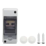 Outdoor Waterproof IP65 Distribution Box HT 2 2 WAY Air Switch Protection Box Solar (New)