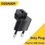Plug Adapter Essager 65W GaN USB Type C Charger (New)