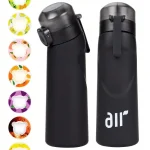 1 Air Water Bottle With 1 Random Flavor Pods Portable Transparent With Straw (New)