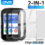 Case Glass Garmin Edge 550 850, Screen Protector (New)
