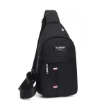 Mens fashionable, convenient, casual, waterproof, adjustable shoulder strap, large capacity waist bag suitable (New)