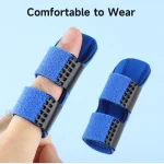 Wholesale 1 Pain Relief Aluminium Finger Splint Fracture Protection Brace Corrector Support With (New)