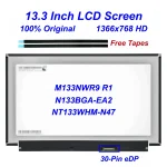 13.3" Laptop LCD Screen for Lenovo ThinkPad X13 X390 X395 L13 Gen 2 M133NWR9 R1 NT133WHM-N47 N133BGA-EA2 1366x768 30Pin eDP (New)