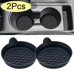 2 Silicone Car Cup Mat Cup Holder Car Car Water Cup Mat Circular (New)
